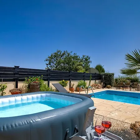 Seaview Villa In Peyia | Private Pool & Jacuzzi By Vichy Holidays